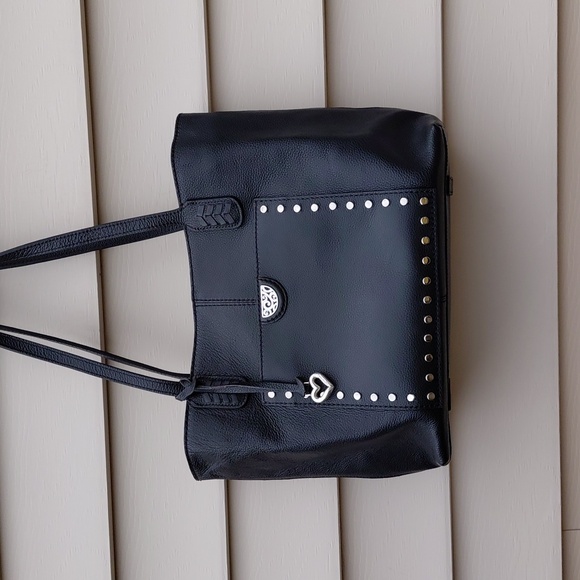 BRIGHTON REED Women's Black Leather Tote Bag - OS - Picture 3 of 14